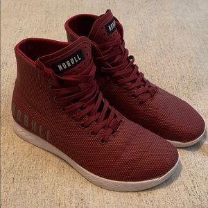 Maroon Hightop NoBull Shoes Size 9.5